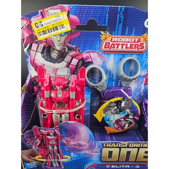 Transformers One Robot Battlers Elita-1 Figure 3-Step Conversion Toy 6+ Age - Picture 2 of 6